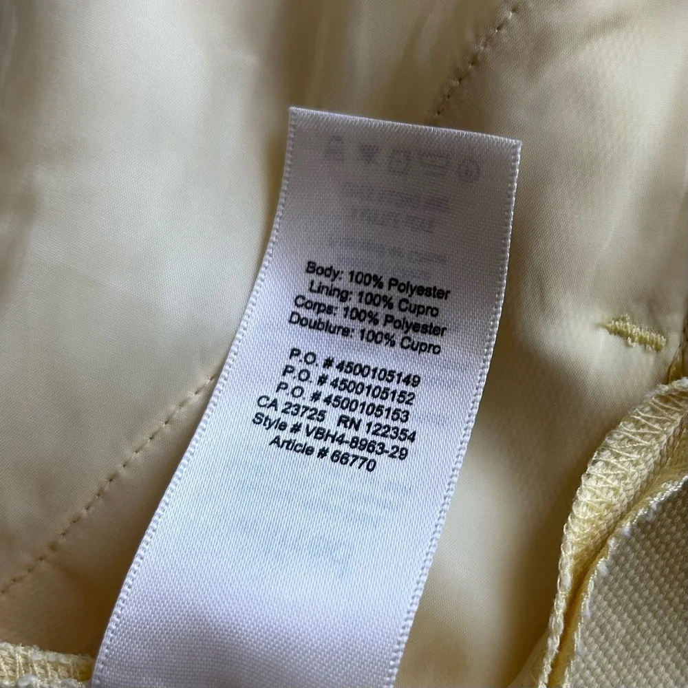 Aritzia Wilfred Coulement Open Back Jumpsuit Lemon Meringue. Size 4 - Picture 13 of 16